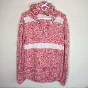 Northcrest Classic Hooded Knit Sweater Large